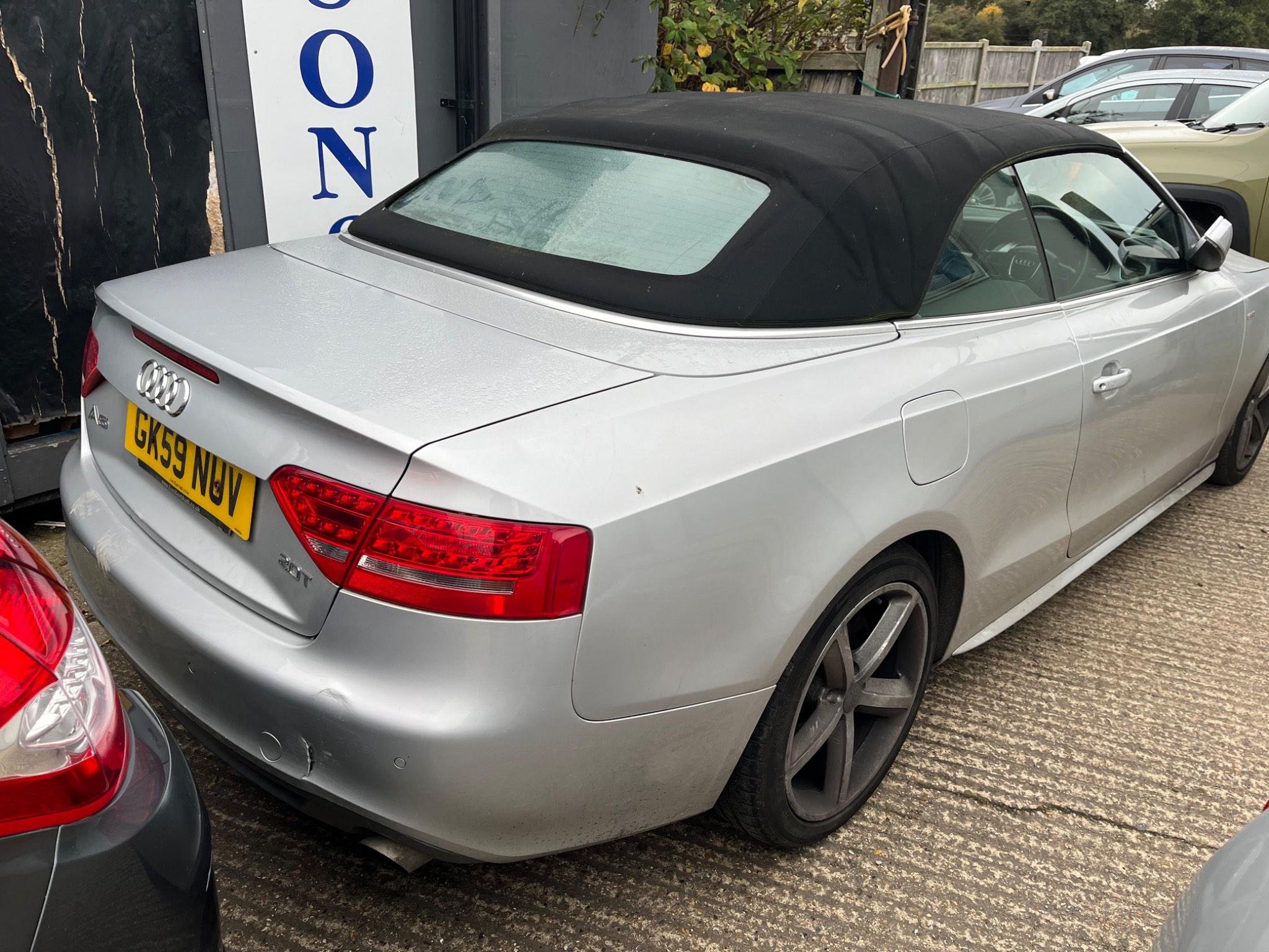 Used 2009 Audi A5 Cabriolet 2.0 TFSI S line Euro 4 2dr for sale in